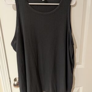 Old Navy Black Ribbed Tank Top
